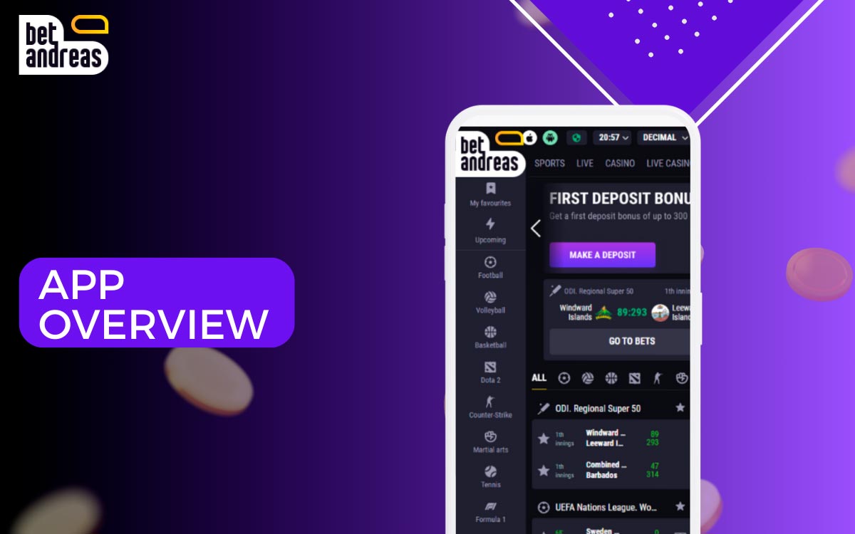 Download BetAndreas App for Android(APK) and iOS Free Mobile Version