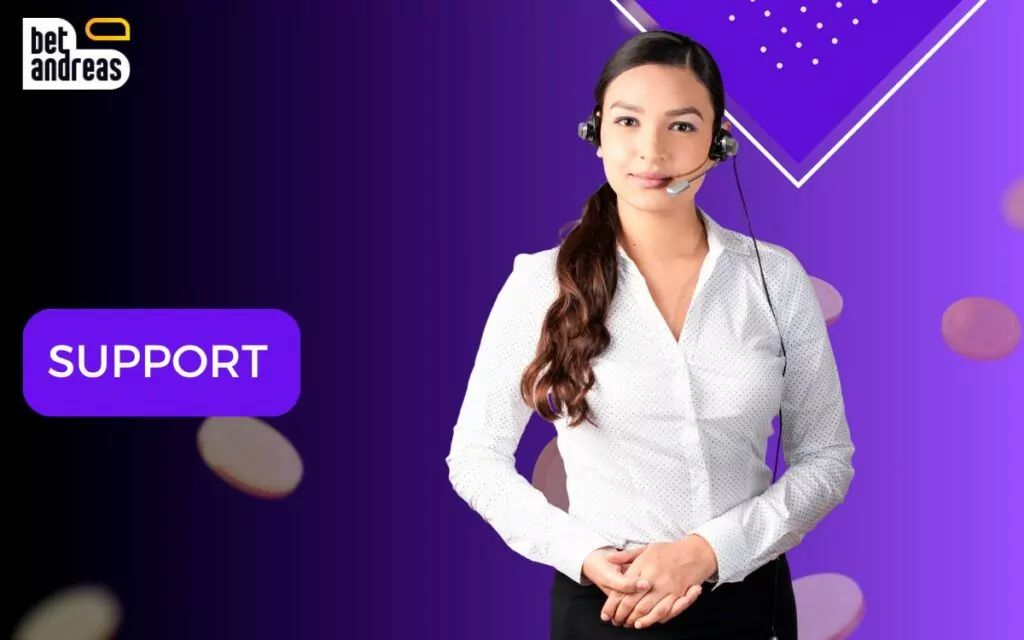 Get Support From BetAndreas App