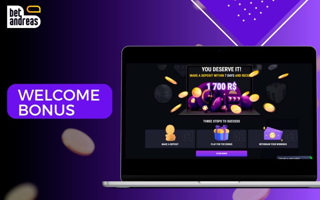 Welcome to Bet Andreas - Get up to €625 Bonus on Your First 4 Deposits!